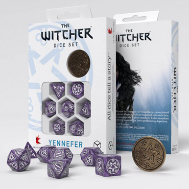 WITCHER DICE SET YENNEFER LILAC+GOOSEBERRIES