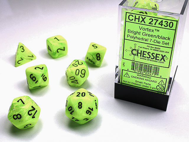 CHESSEX 7-DIE SET *VORTEX*