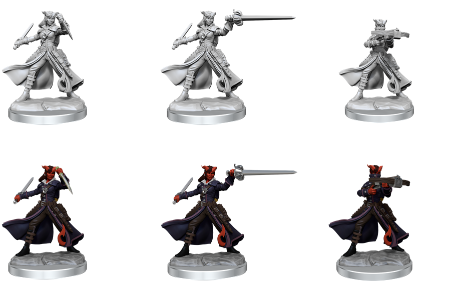 DND FRAMEWORKS: TIEFLING ROGUE FEMALE