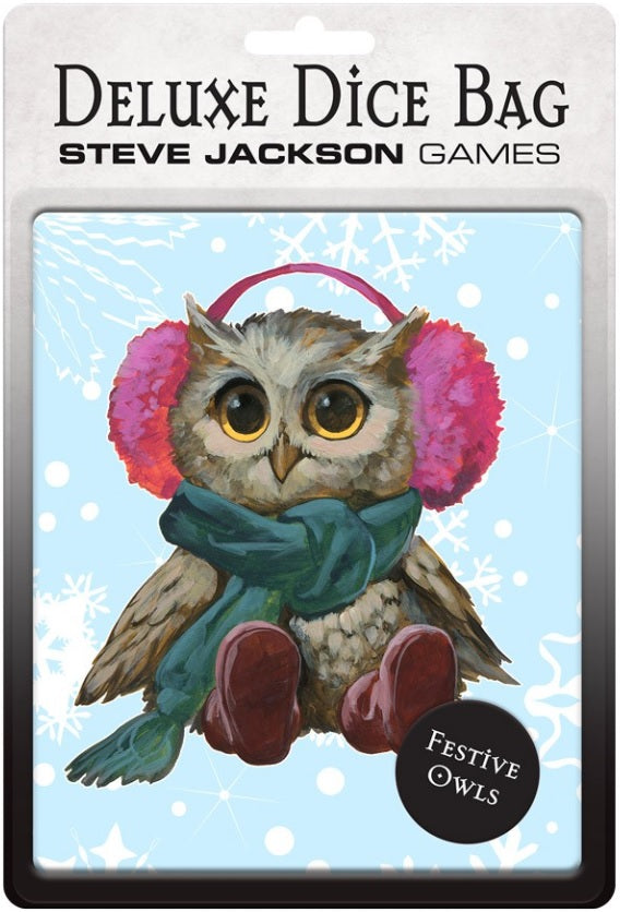 DICE BAG - FESTIVE OWLS