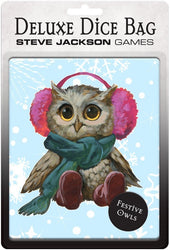 DICE BAG - FESTIVE OWLS