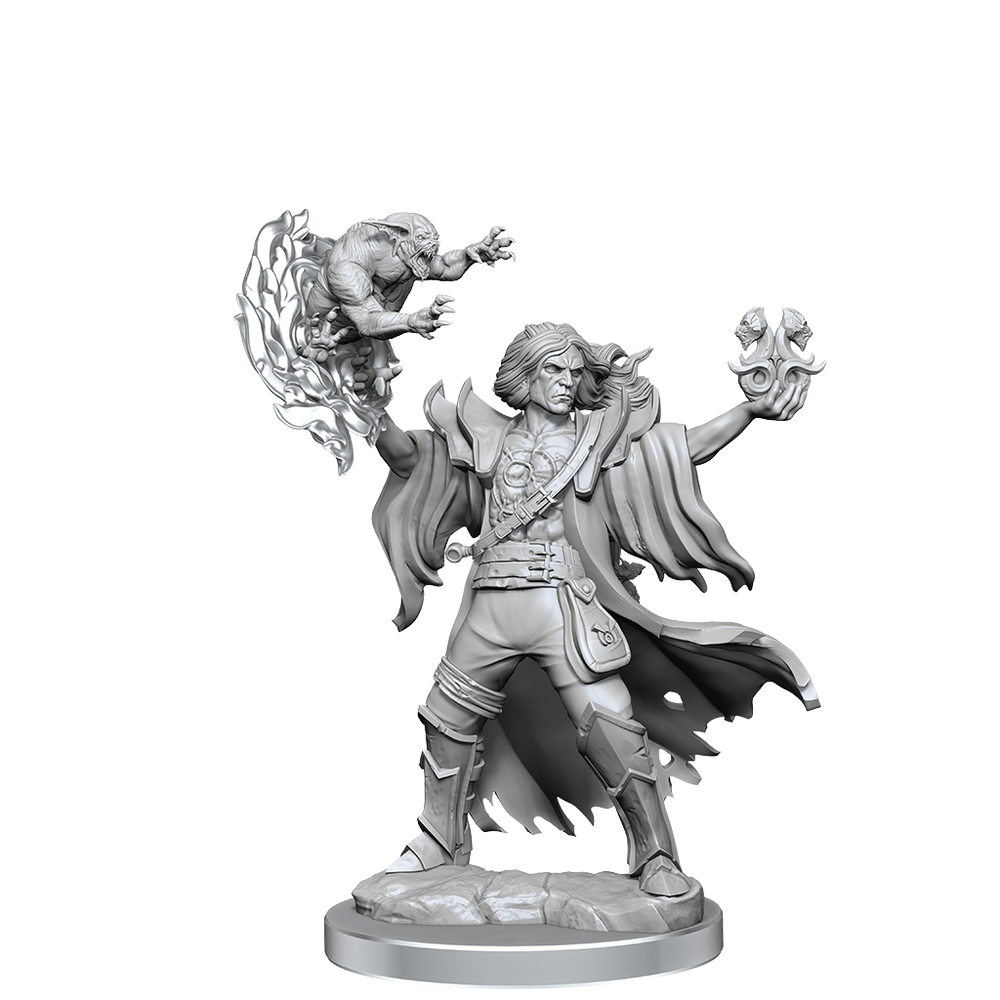 DND FRAMEWORKS: HUMAN WARLOCK MALE