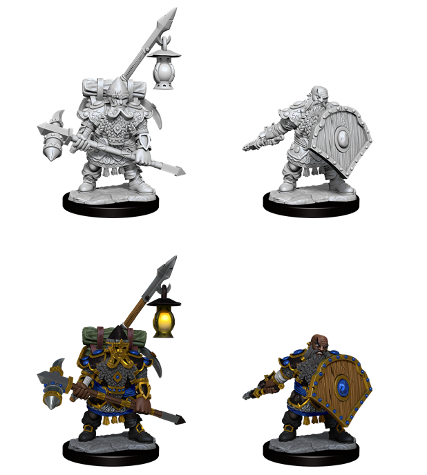 DND FRAMEWORKS: DWARF FIGHTER MALE