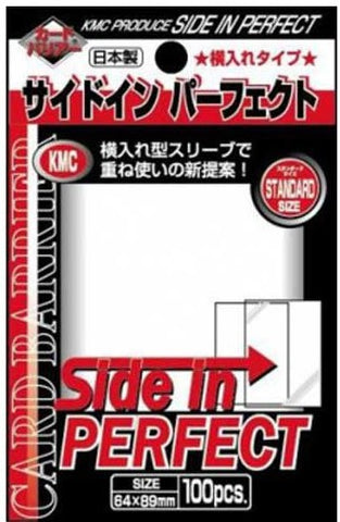 KMC PERFECT FIT SIDE-IN CLEAR SLEEVES 100CT