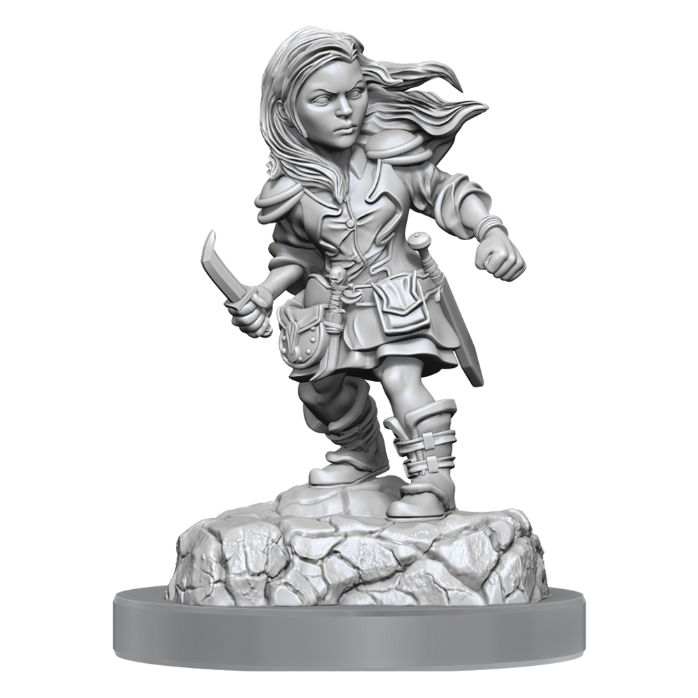 DND UNPAINTED MINIS WV20 HALFLING ROGUE FEMALE