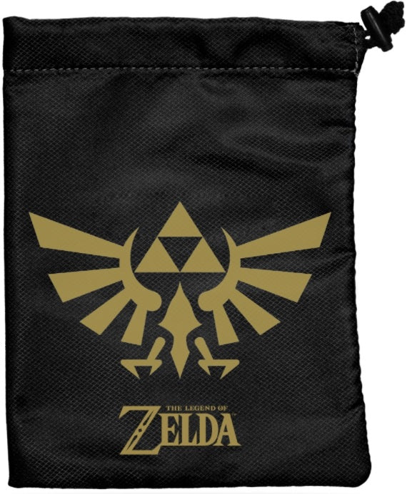 UP DICE BAG ZELDA BLACK AND GOLD TREASURE NEST
