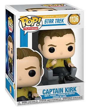 POP! TV STAR TREK - CAPTAIN KIRK IN CHAIR