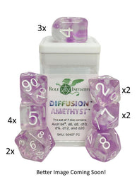SET OF 15 DICE: DIFFUSION ARCH'D4