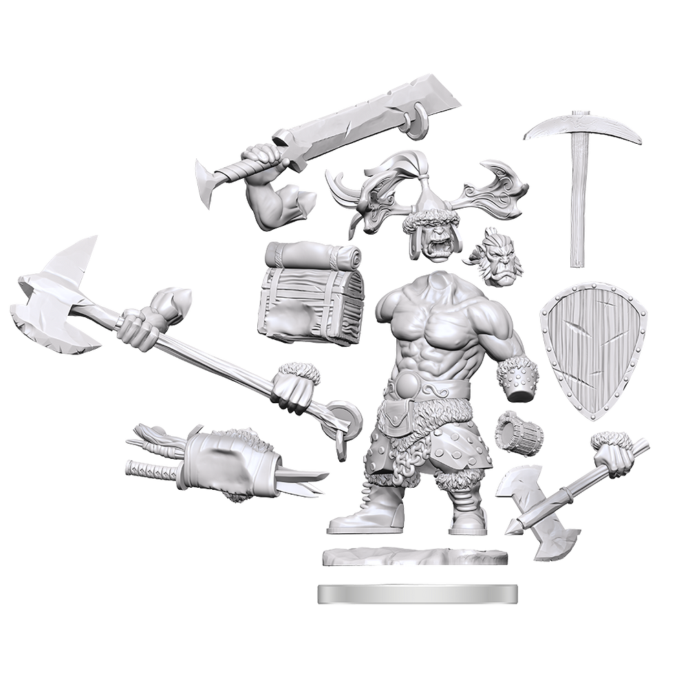 DND FRAMEWORKS: ORC BARBARIAN MALE