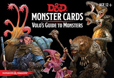 DND MONSTER CARDS: VOLO'S GUIDE TO MONSTERS