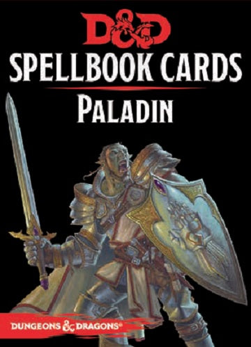 DND SPELLBOOK CARDS PALADIN 2ND EDITION