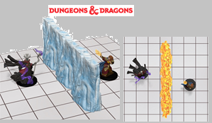 DND SPELL EFFECTS: WALL OF FIRE AND WALL OF ICE