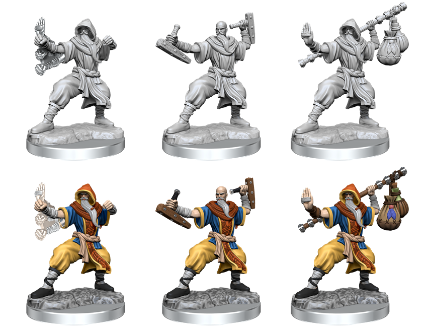 DND FRAMEWORKS: HUMAN MONK MALE