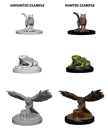 WIZKIDS UNPAINTED MINIS WV4 FAMILIARS
