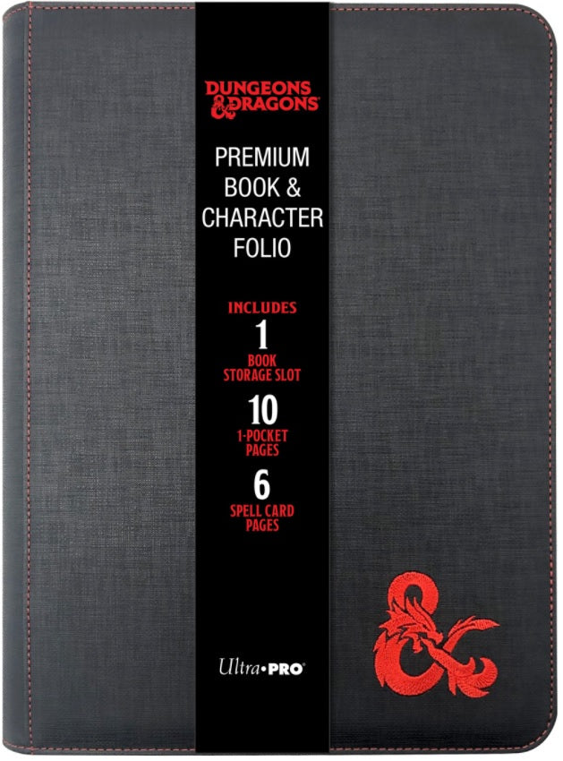 UP PREMIUM DND BOOK AND CHARACTER ZIPFOLIO