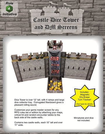 CASTLE KEEP DICE TOWER & DM SCREEN COMBO