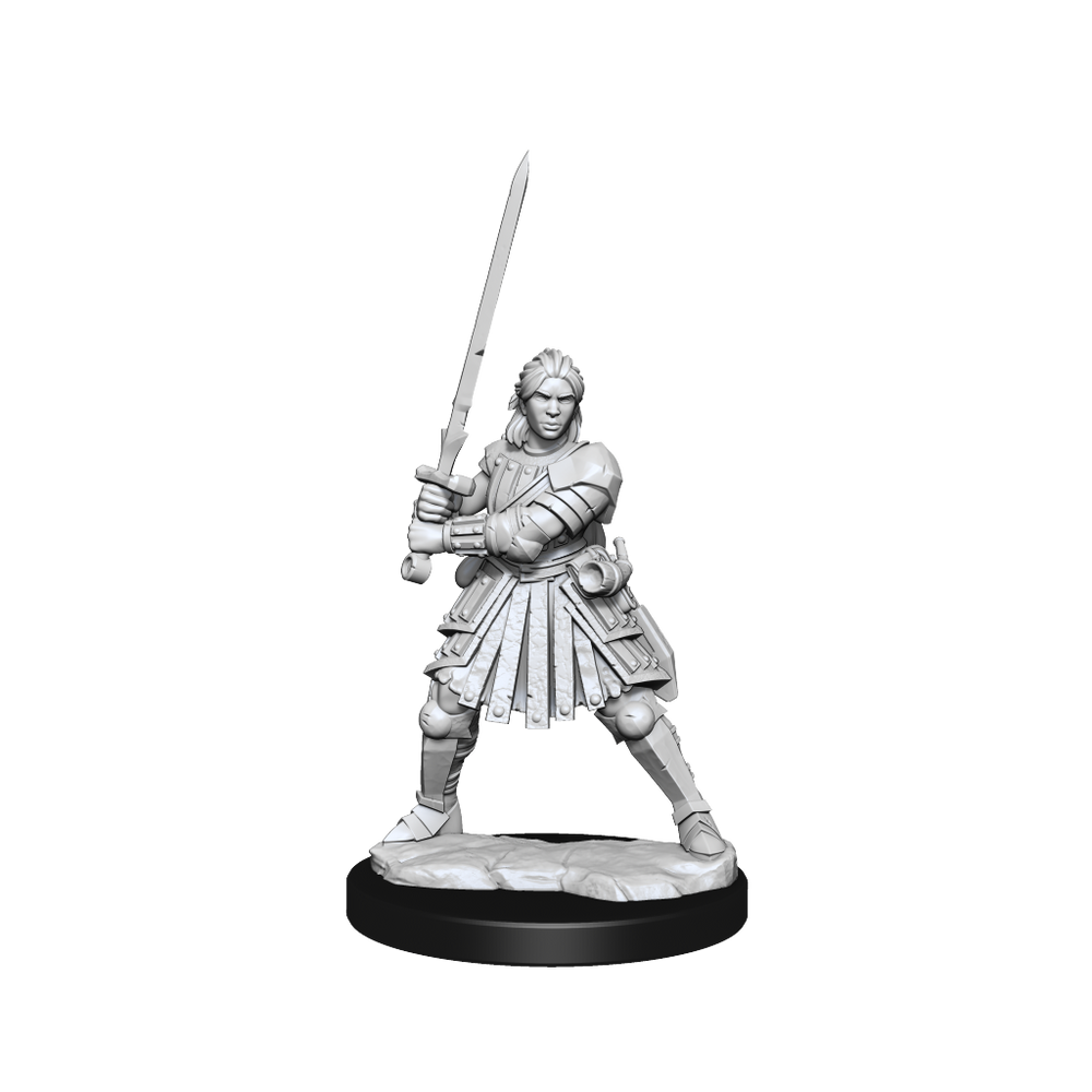 DND FRAMEWORKS: HUMAN FIGHTER FEMALE