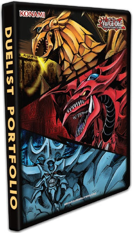 YGO SLIFER OBELISK & RA 9-PKT PORTFOLIO