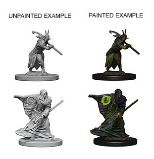 DND UNPAINTED MINIS WV4 ELF MALE DRUID