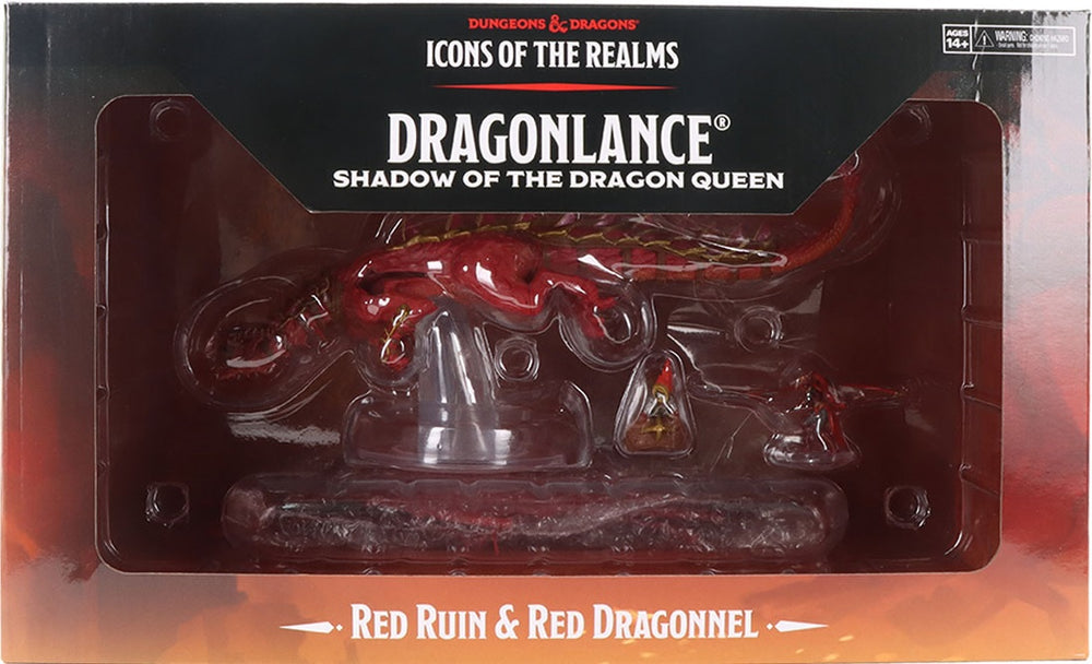 DND ICONS 25: DRAGONLANCE RED RUIN & RED DRAGONNEL