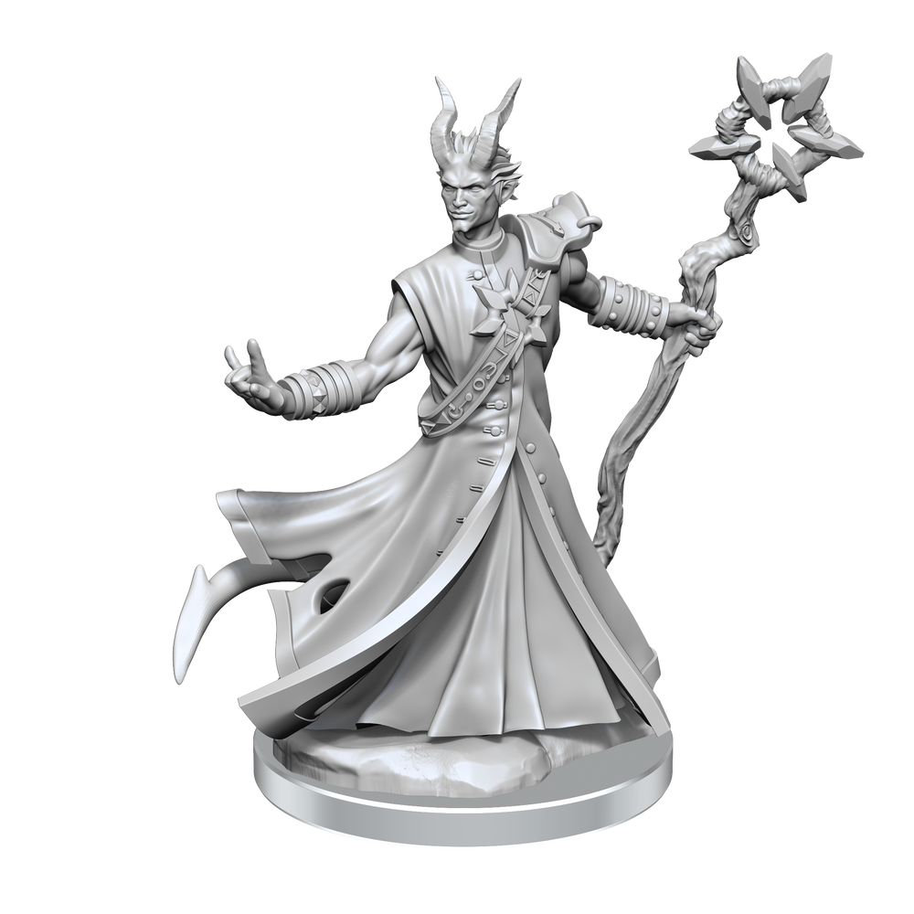 DND FRAMEWORKS: TIEFLING WARLOCK MALE