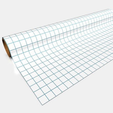 GAMING PAPER: ROLL-BLACK W/WHITE 1" GRID (30"x12")
