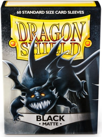 DRAGON SHIELD SLEEVES MATTE BLACK 60CT