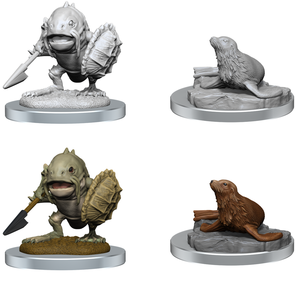 DND UNPAINTED MINIS WV20 LOCATHAH AND SEAL (144)