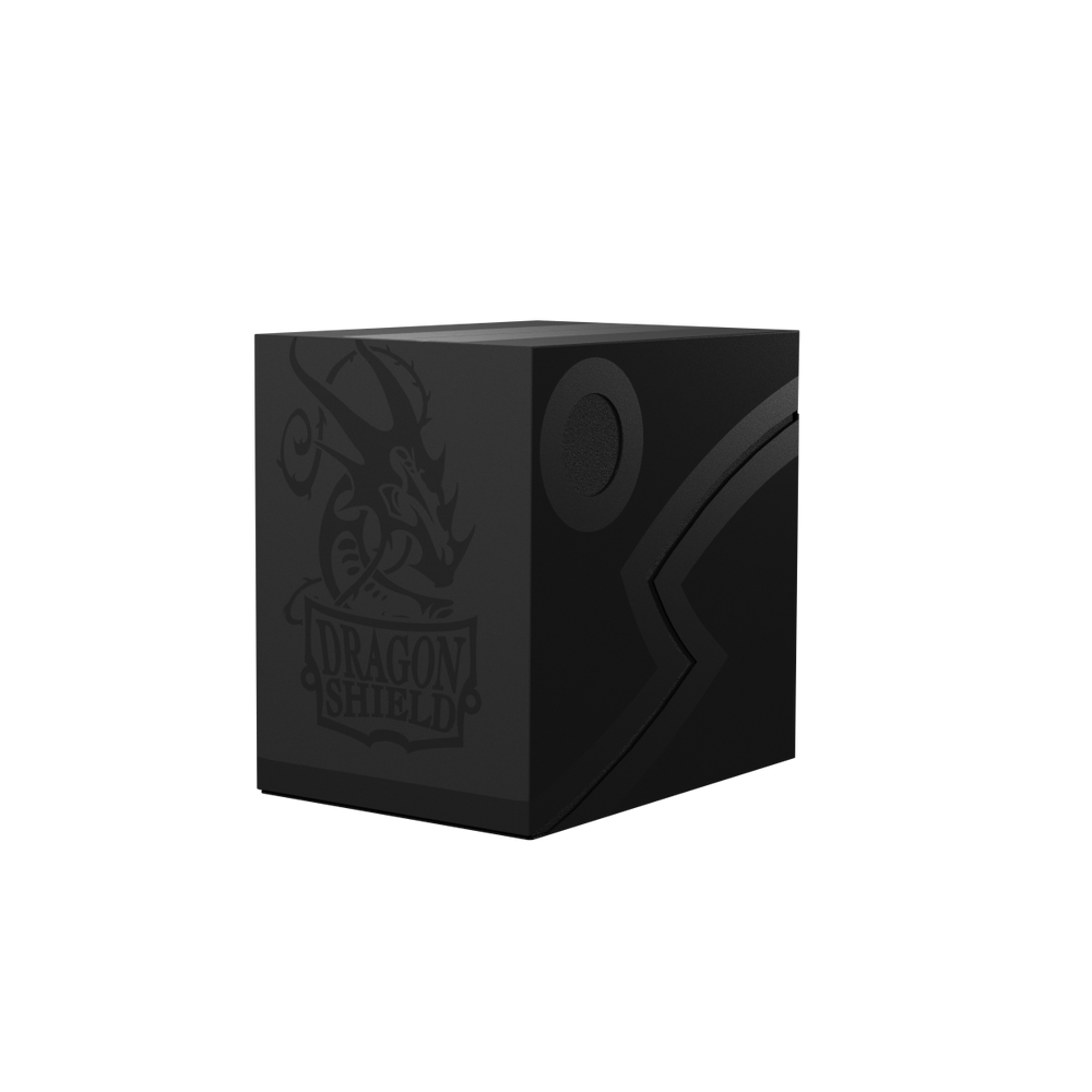 DRAGON SHIELD DECK DOUBLE SHELL SHADOW BLACK/BLACK