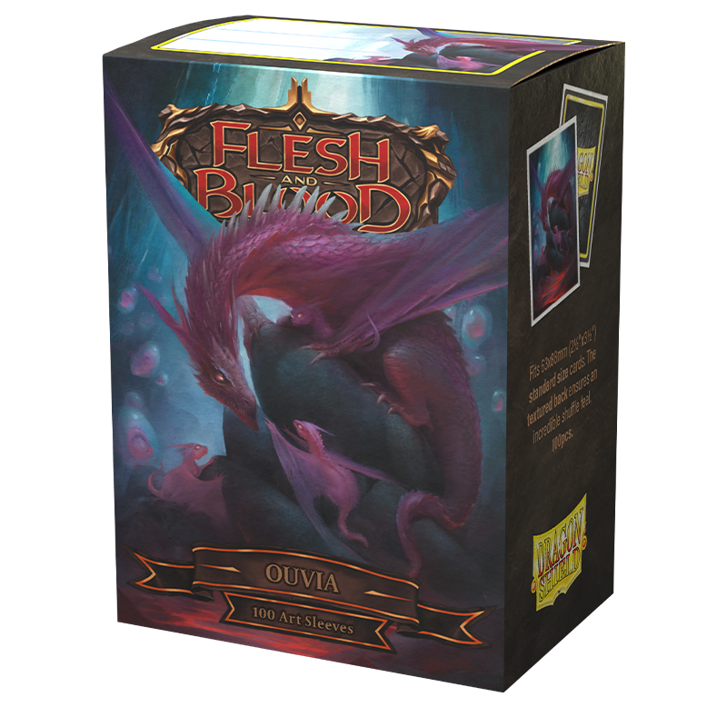 DRAGON SHIELD SLEEVES MATTE FAB OUVIA 100CT