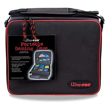 UP ZIP PORTABLE GAMING CASE W/RED TRIM