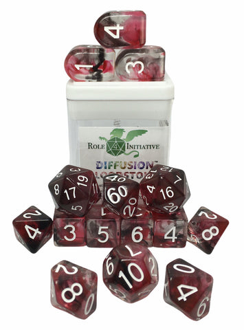 SET OF 15 DICE: DIFFUSION ARCH'D4
