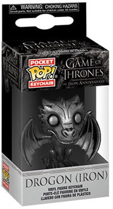 POP! KEYCHAIN GAME OF THRONES - DRAGON (IRON)