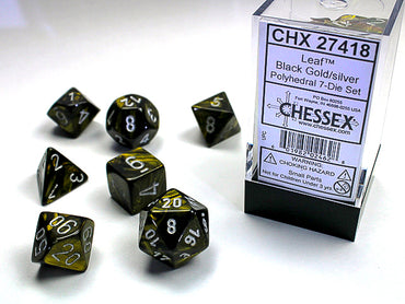 7-DIE SET BLACK *VORTEX*  GOLD/SILVER