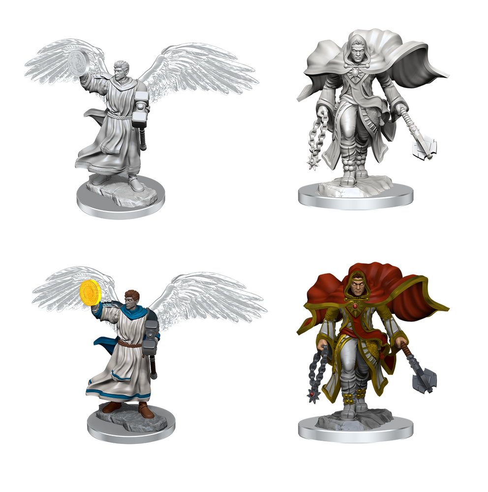DND UNPAINTED MINIS WV20 AASIMAR CLERIC MALE (72)