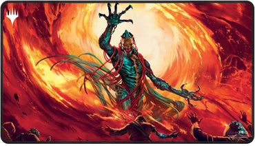 UP PLAYMAT MTG BROTHERS WAR BLACK STITCHED